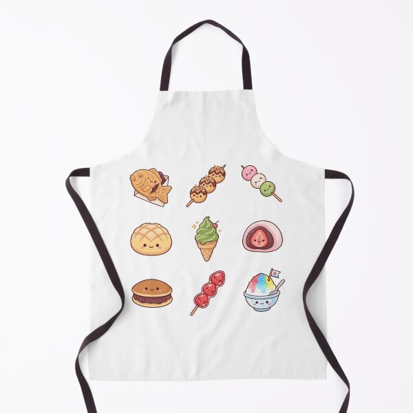 Item preview, Cute Kawaii Japanese Street Food & Desserts Sticker Pack Taiyaki Dango Aesthetic designed and sold by mood-draftsman.