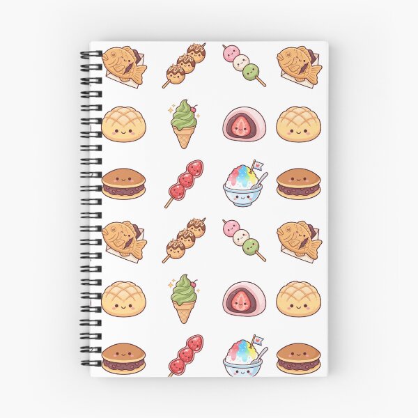 Item preview, Cute Kawaii Japanese Street Food & Desserts Sticker Pack Taiyaki Dango Aesthetic designed and sold by mood-draftsman.