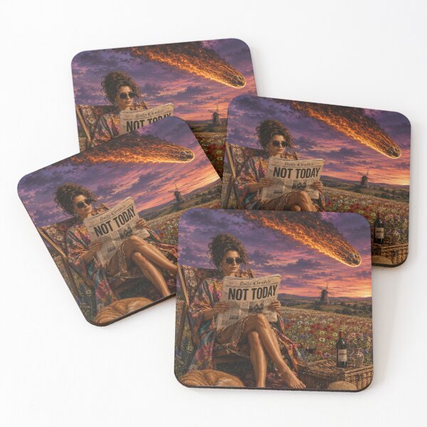 Item preview, Unfazed Picnic Beneath a Comet designed and sold by thewandswant.