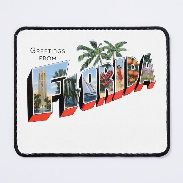 Item preview, Large Block Lettering Scene Insets Palm Trees designed and sold by RichardScanlen.