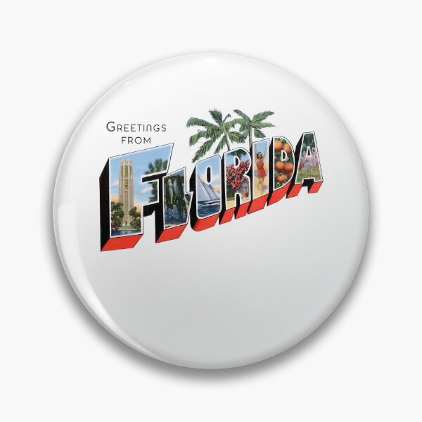 Item preview, Large Block Lettering Scene Insets Palm Trees designed and sold by RichardScanlen.