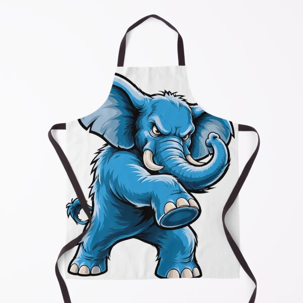 Item preview, Fierce Blue Elephant Warrior designed and sold by MKatney.