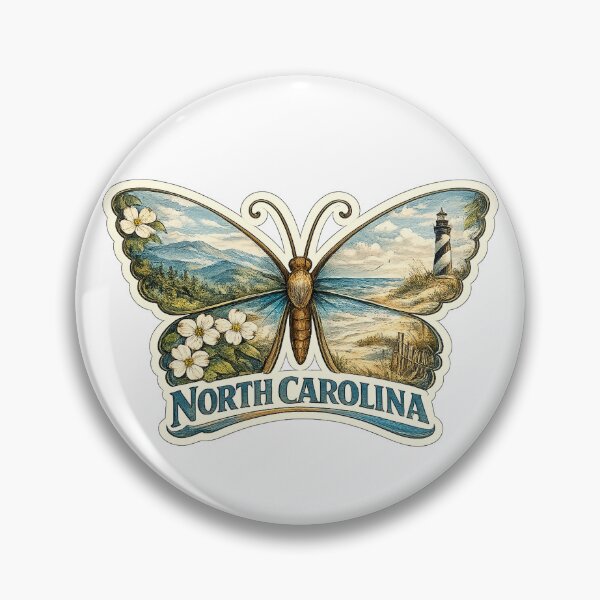 Item preview, North Carolina State Soul Butterfly designed and sold by Whimspired By Paxx.