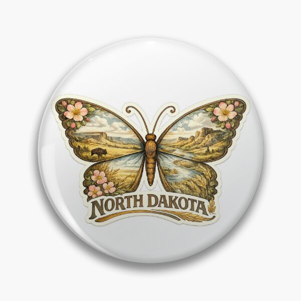 Item preview, North Dakota State Soul Butterfly designed and sold by Whimspired By Paxx.