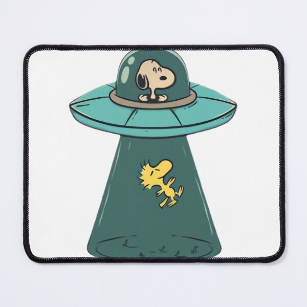 Item preview, Snoopy Space Abduction – Funny Ufo Cartoon Dog Design For Tees, Stickers & More | ⭐⭐⭐⭐⭐ designed and sold by alterity268.