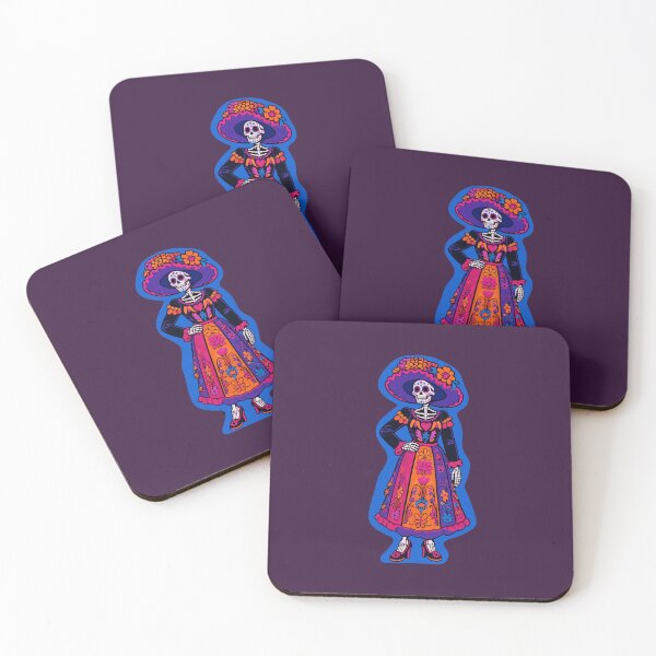 Item preview, Traditional La Catrina – Mexican Folk Dress Day of the Dead Skeleton designed and sold by KungPowUnicorn.