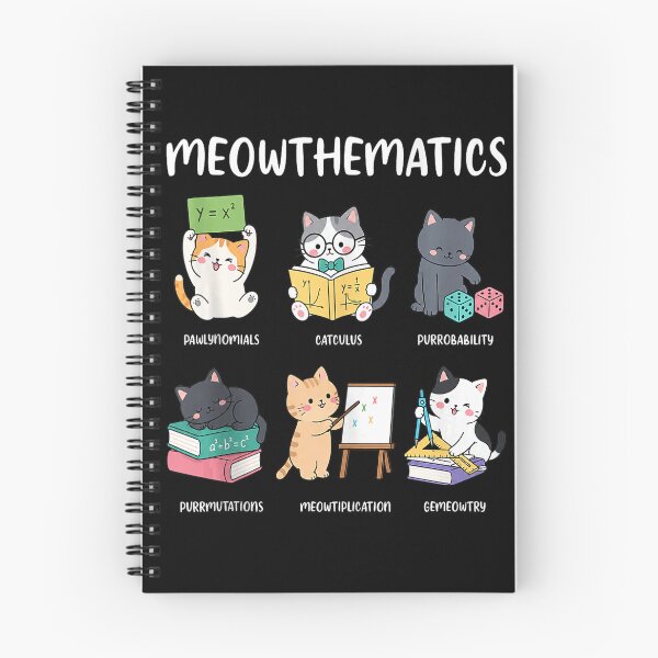 Item preview, Meowthematics Cute Math Cats Funny Teacher Puns designed and sold by VioletNance.