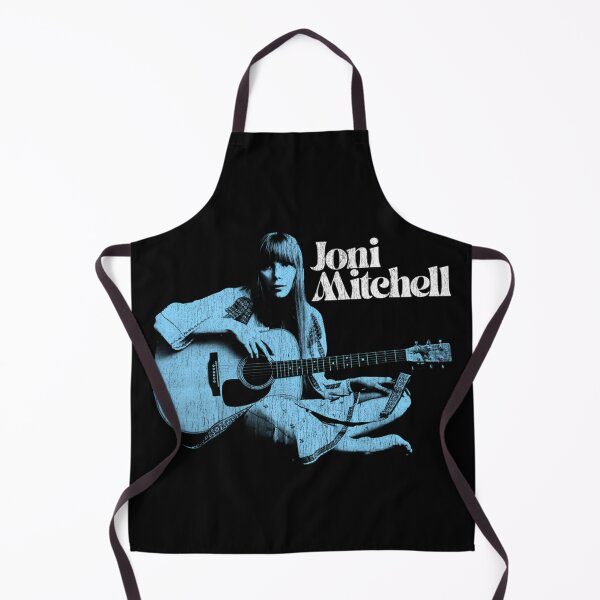 Item preview, Músico femenina tocando guitarra acústica en azul monocromático designed and sold by RichardScanlen.