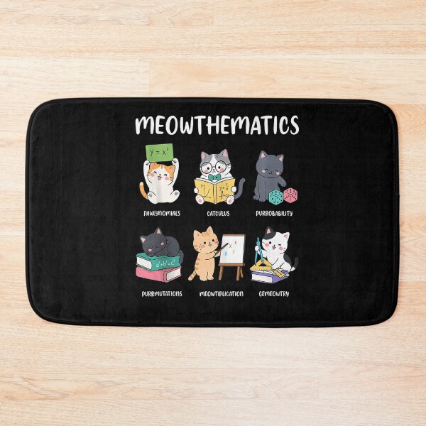 Item preview, Meowthematics Cute Math Cats Funny Teacher Puns designed and sold by VioletNance.