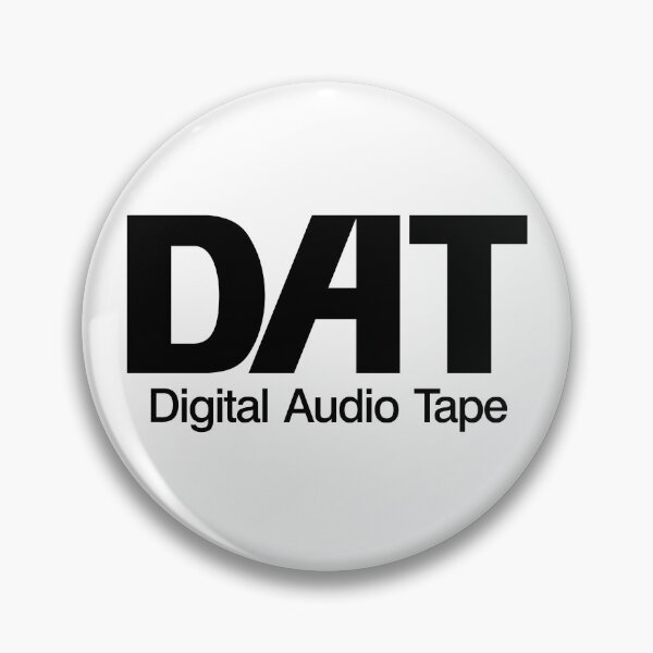 Item preview, Digital Audio Tape DAT Vintage Tech Logo designed and sold by dmladero.