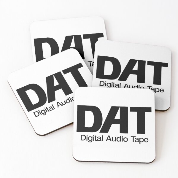Artikelvorschau, Digital Audio Tape DAT Vintage Tech Logo entworfen und verkauft von dmladero.