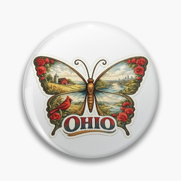 Item preview, Ohio State Soul Butterfly designed and sold by Whimspired By Paxx.