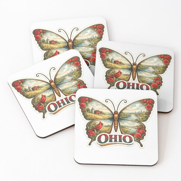 Item preview, Ohio State Soul Butterfly designed and sold by Whimspired By Paxx.