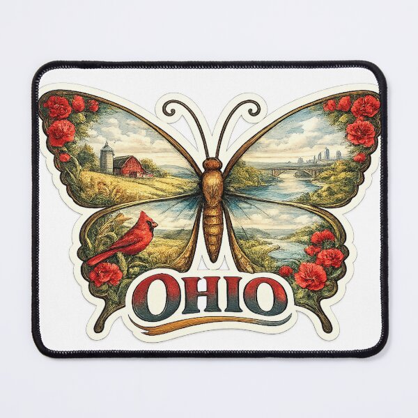 Item preview, Ohio State Soul Butterfly designed and sold by Whimspired By Paxx.