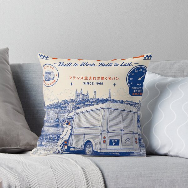 Artikelvorschau, Citroen Type H Van 1969 Retro Poster - Lyon France Art entworfen und verkauft von BRTHRCNK01.