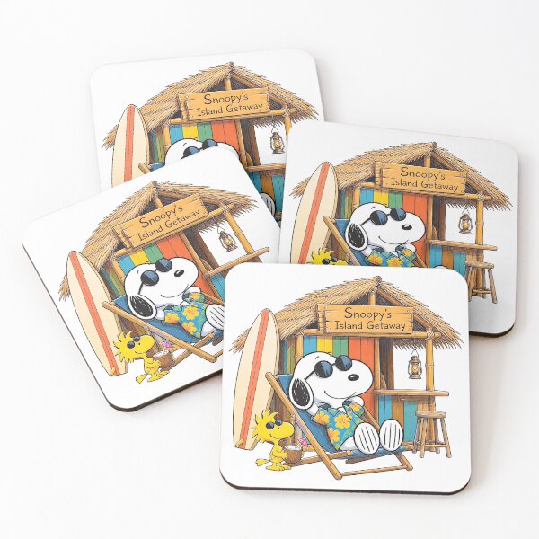 Item preview, Snoopy Beach Hammock Summer Vacation  designed and sold by FlutterDtealArt.