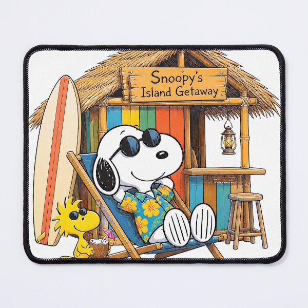 Item preview, Snoopy Beach Hammock Summer Vacation  designed and sold by FlutterDtealArt.