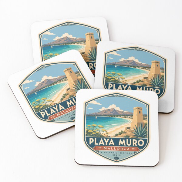 Item preview, Playa Muro Mallorca Balearic Islands Spain Travel Souvenir designed and sold by Simsimah26Parks.