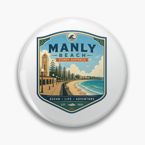 Item preview, Manly Beach Sydney Australia Ocean Life Adventure Travel designed and sold by Simsimah26Parks.