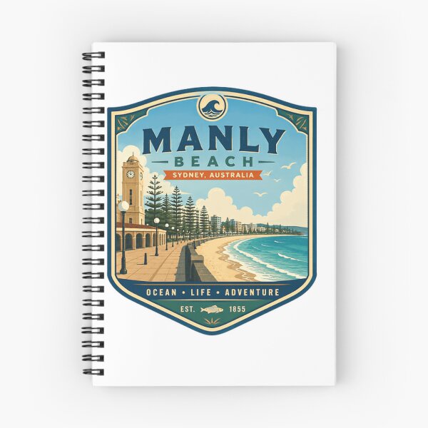 Item preview, Manly Beach Sydney Australia Ocean Life Adventure Travel designed and sold by Simsimah26Parks.