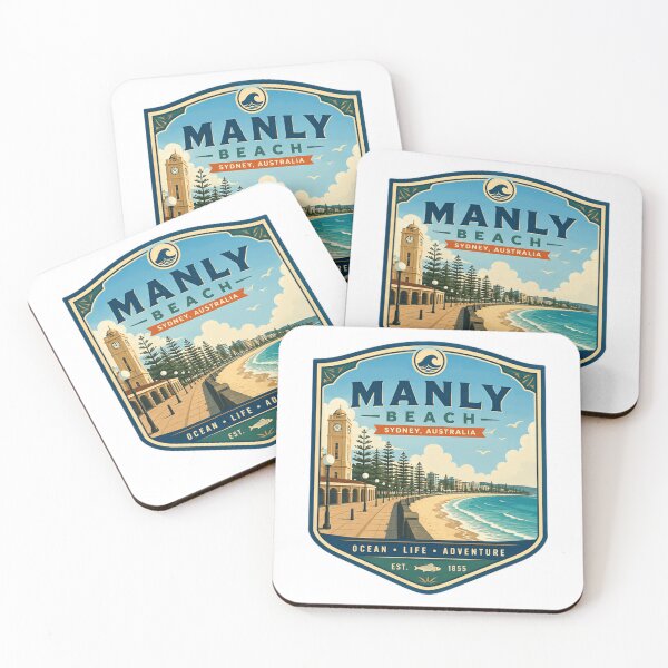 Item preview, Manly Beach Sydney Australia Ocean Life Adventure Travel designed and sold by Simsimah26Parks.