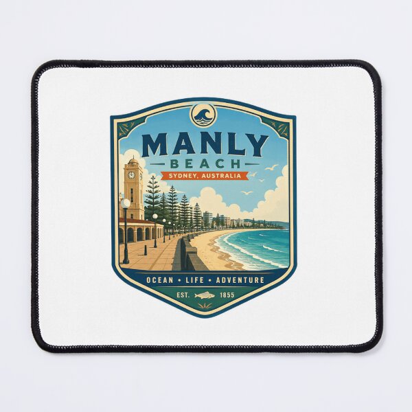 Item preview, Manly Beach Sydney Australia Ocean Life Adventure Travel designed and sold by Simsimah26Parks.