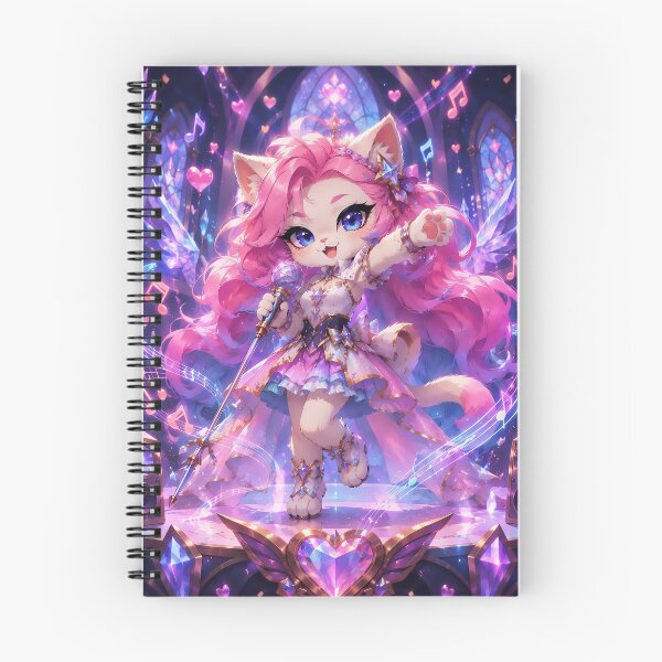 Item preview, Kawaii Singing Kitten – Crystal and Fantasy Musical Princess designed and sold by Lunatik Cat.
