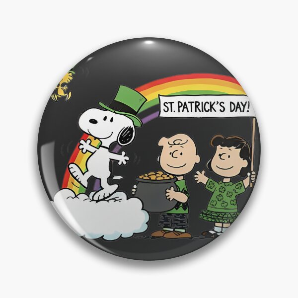 Item preview, Happy St. Patrick’S Day Charlie Brown & Snoopy Design – Cute Peanuts Holiday Art | Limited Edition designed and sold by alterity268.