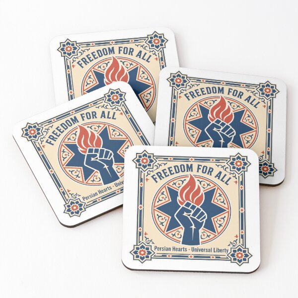 Item preview, Freedom For All — Persian Hearts, Universal Liberty designed and sold by Art&Fun.