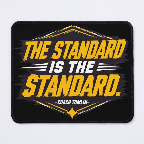 Item preview, The Standard Sports Motivation Typography designed and sold by Hope-Think-Live.