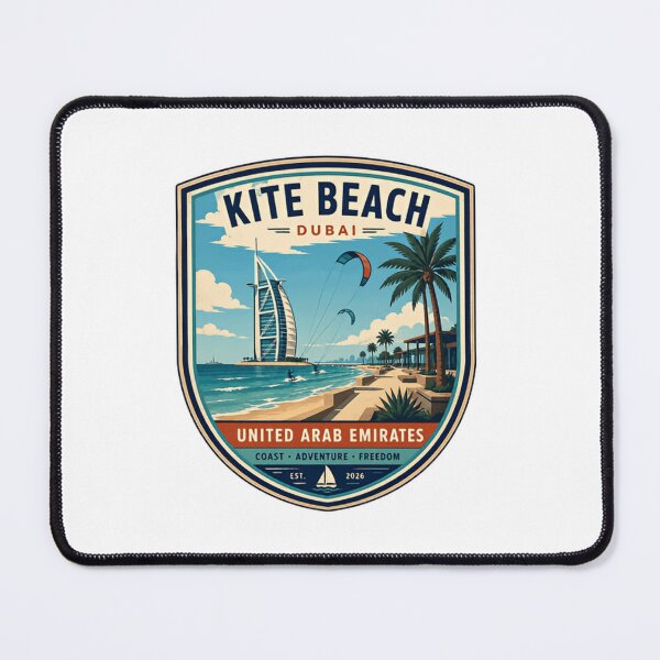 Item preview, Kite Beach Dubai United Arab Emirates Coast Adventure Freedom Kitesurfing Travel Vacation designed and sold by Simsimah26Parks.