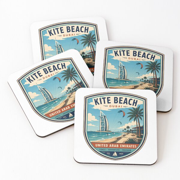 Item preview, Kite Beach Dubai United Arab Emirates Coast Adventure Freedom Kitesurfing Travel Vacation designed and sold by Simsimah26Parks.