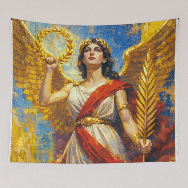 Item preview, Greek Goddess Nike - Wings of Victory Painting designed and sold by GalleryKauffeld.