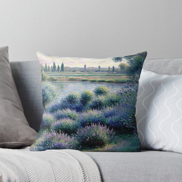 Aperçu de l'œuvre Les rives de la Seine près de Vétheuil créée et vendue par artdesignsnow.