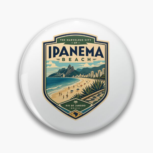 Item preview, The Marvelous City Of Ipanema Beach Rio De Janeiro Brazil Travel Vacation Souvenir designed and sold by Simsimah26Parks.