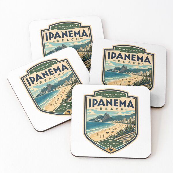Item preview, The Marvelous City Of Ipanema Beach Rio De Janeiro Brazil Travel Vacation Souvenir designed and sold by Simsimah26Parks.