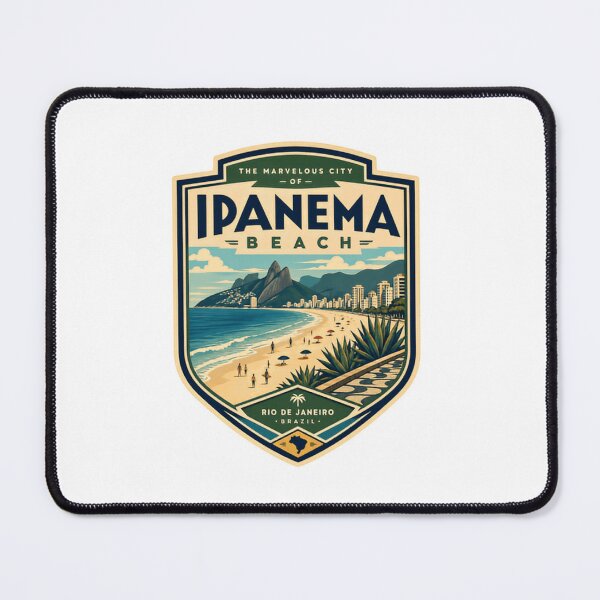 Item preview, The Marvelous City Of Ipanema Beach Rio De Janeiro Brazil Travel Vacation Souvenir designed and sold by Simsimah26Parks.