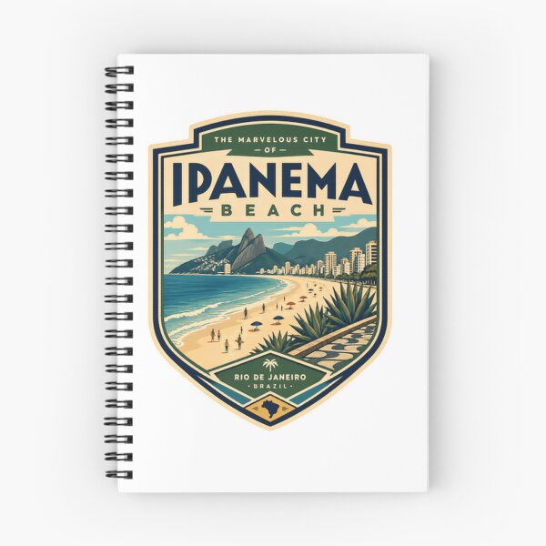 Item preview, The Marvelous City Of Ipanema Beach Rio De Janeiro Brazil Travel Vacation Souvenir designed and sold by Simsimah26Parks.