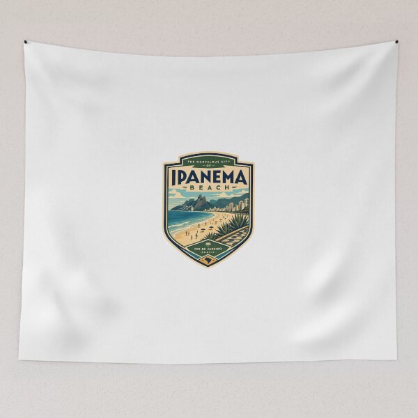 Item preview, The Marvelous City Of Ipanema Beach Rio De Janeiro Brazil Travel Vacation Souvenir designed and sold by Simsimah26Parks.