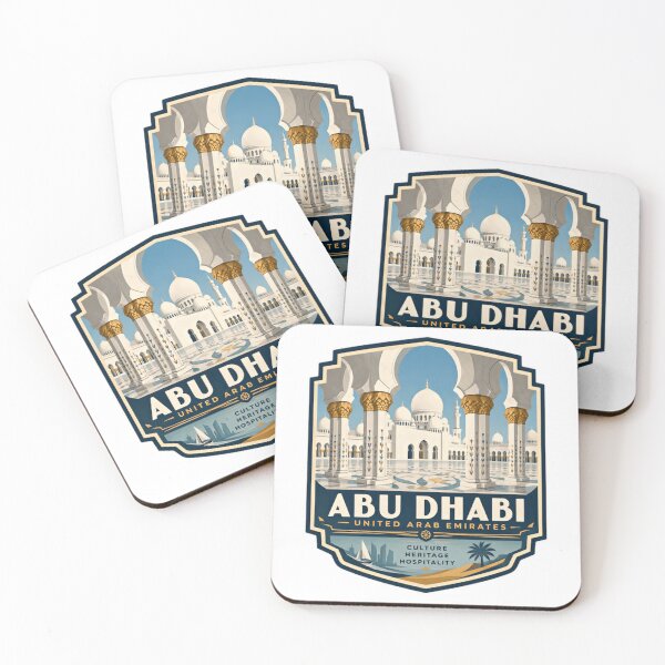 Item preview, Abu Dhabi United Arab Emirates Culture Heritage Hospitality Travel Souvenir Explorer designed and sold by Simsimah26Parks.