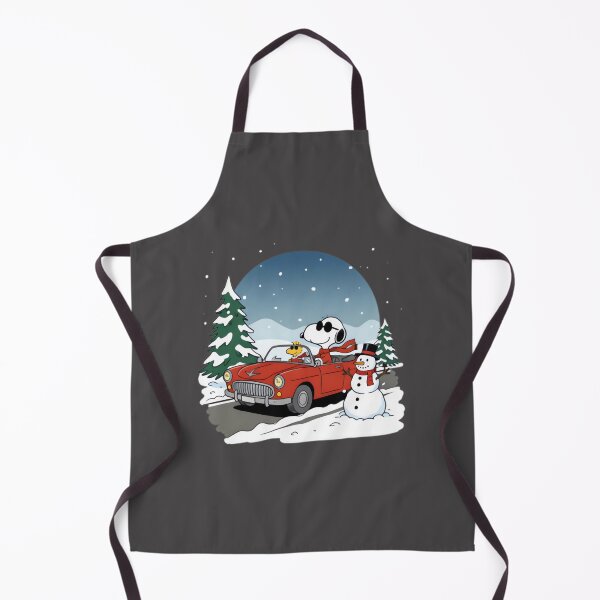 Item preview, Snoopy Driving Red Car In Snow M | Limited Edition designed and sold by alterity268.