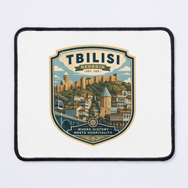 Item preview, Tbilisi Georgia Est. 1122 Where History Meets Hospitality Georgian Travel Souvenir designed and sold by Simsimah26Parks.
