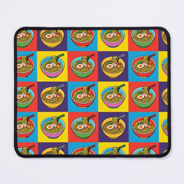 Item preview, Colorful Ramen Noodle Bowl Pop Art – Japanese Food Illustration designed and sold by Generic RedHead Designs.