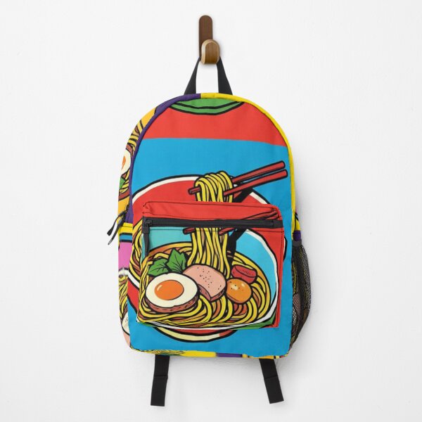Item preview, Colorful Ramen Noodle Bowl Pop Art – Japanese Food Illustration designed and sold by Generic RedHead Designs.