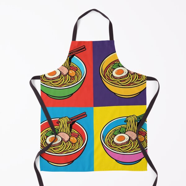 Item preview, Colorful Ramen Noodle Bowl Pop Art – Japanese Food Illustration designed and sold by Generic RedHead Designs.