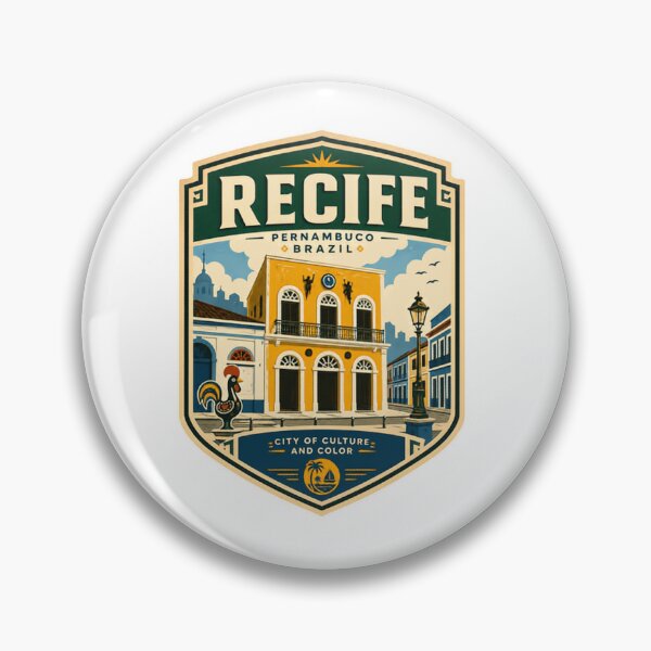 Item preview, Recife Pernambuco Brazil City Of Culture And Color Brazilian Travel Vacation Tourist designed and sold by Simsimah26Parks.