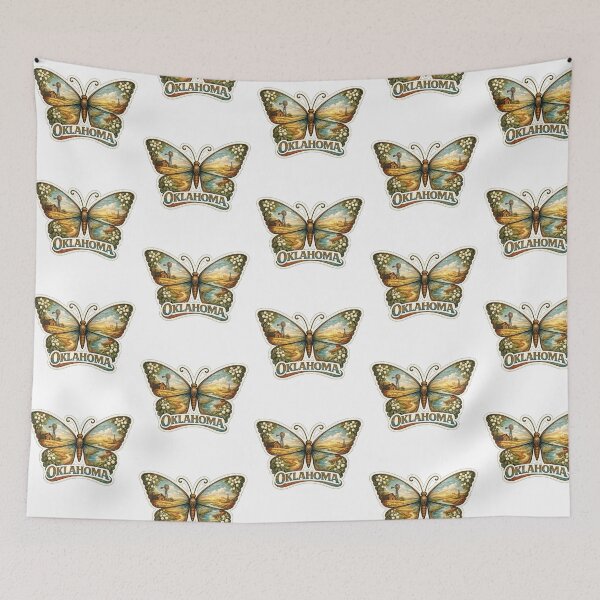 Artikelvorschau, Oklahoma State Soul Butterfly entworfen und verkauft von Whimspired By Paxx.