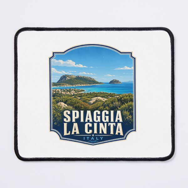 Item preview, Spiaggia La Cinta Italy Sardinian Beach Vacation Memento designed and sold by Simsimah26Parks.