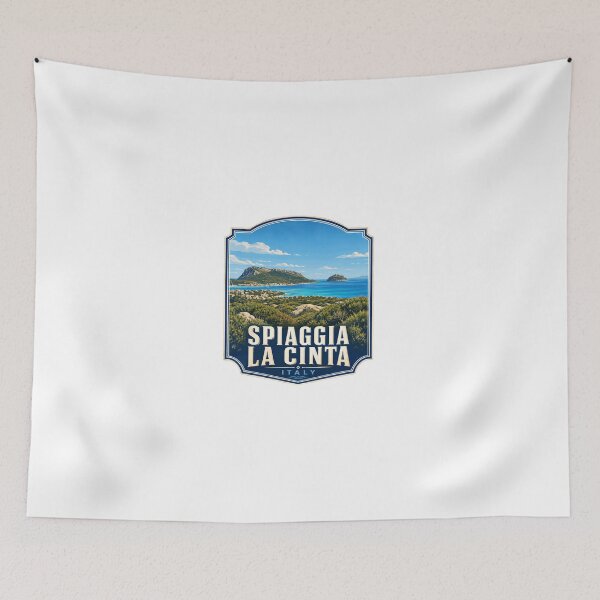 Item preview, Spiaggia La Cinta Italy Sardinian Beach Vacation Memento designed and sold by Simsimah26Parks.