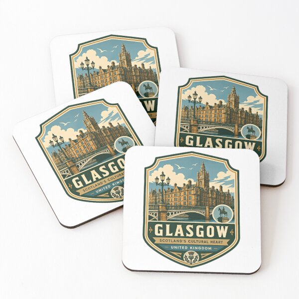 Item preview, Glasgow Scotland's Cultural Heart United Kingdom Travel Souvenir Scottish Heritage designed and sold by Simsimah26Parks.
